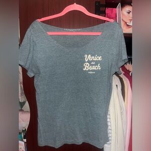 blue aeropostale over sized tee